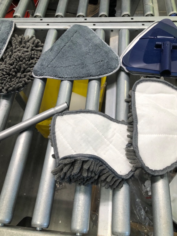 Photo 1 of 85" Wall Mop, Wall Cleaner with Long Handle, 360° Rotation, Ceiling Cleaning Tool with Extension Pole 39" to 85 ",6 Microfiber Chenille Pads

