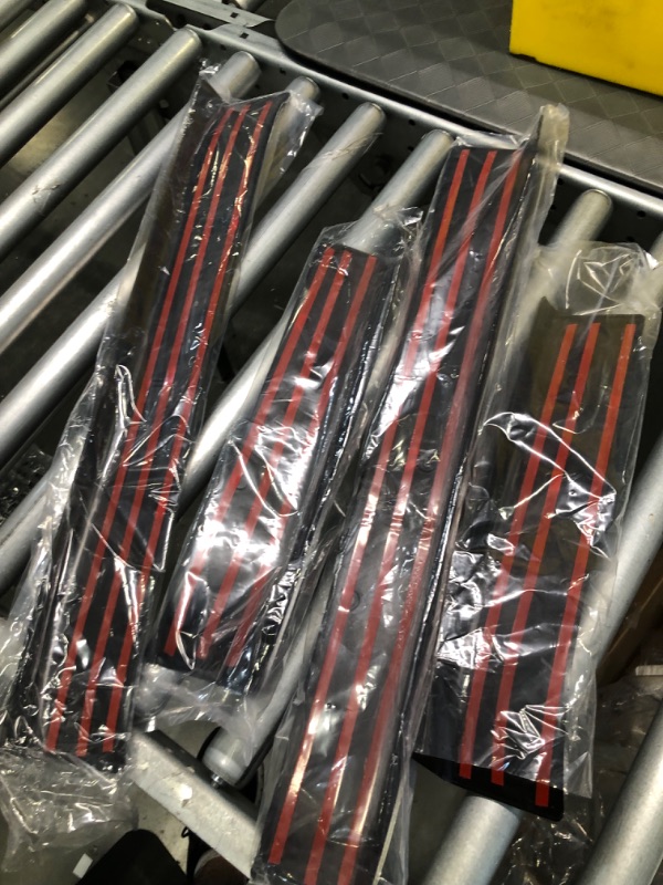 Photo 1 of Bracingo 4 door sill covers black 4 pc