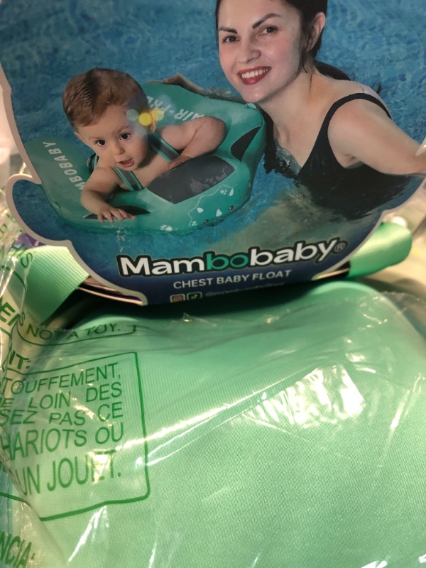 Photo 1 of Mambobaby Baby Non Inflatable Swimming Float, Baby Swimming Pool Floats with Canopy for Aged 3-24 Months
