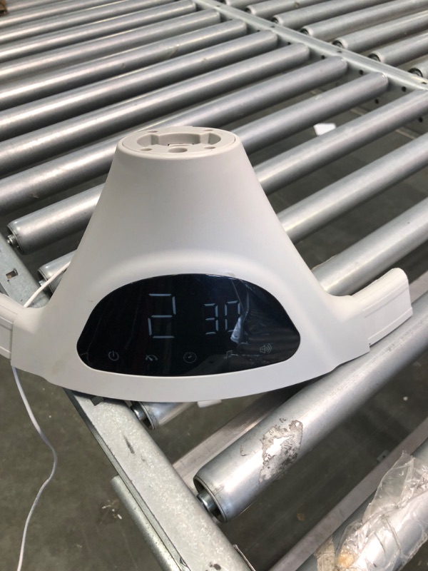 Photo 1 of Grey Electronic Rocking Cradle Crib