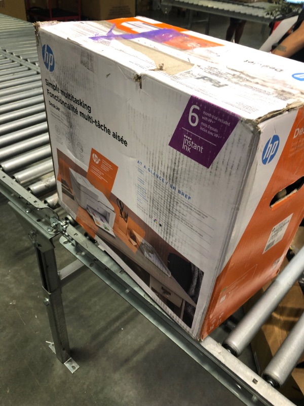Photo 1 of HP DeskJet 4155e Wireless Color All-in-One Printer & 67XL Tri-Color High-Yield Ink Cartridge | 3YM58AN & 67XL Black High-Yield Ink Cartridge | 3YM57AN Printer + Tri-color Ink + Black Ink
