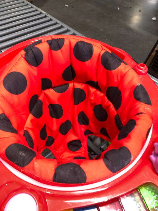 Photo 1 of Delta Children Lil Play Station 4-in-1 Activity Walker - Rocker, Activity Center, Bouncer, Walker - Adjustable Seat Height - Fun Toys for Baby, Sadie the Ladybug
