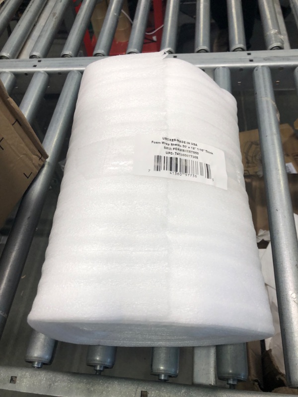 Photo 3 of Uboxes FOAMSHEETS50 0.093 in. Thick Foam Wrap Roll - 12 in. x 50 ft.