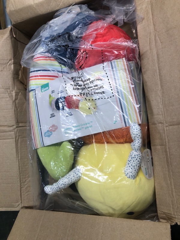 Photo 1 of GUND Baby Tinkle Crinkle Jumbo Caterpillar Sensory Stimulating Plush Toy, 40"