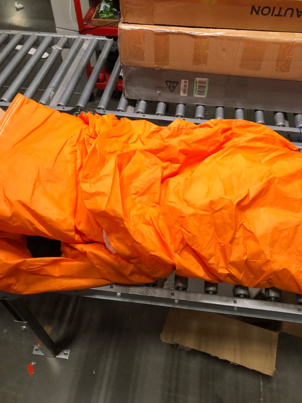 Photo 3 of = Padded Car Cover Waterproof All Weather Weatherproof UV Sun Protection Snow Dust Storm Resistant Outdoor Exterior Custom Form-Fit Straps  Orange