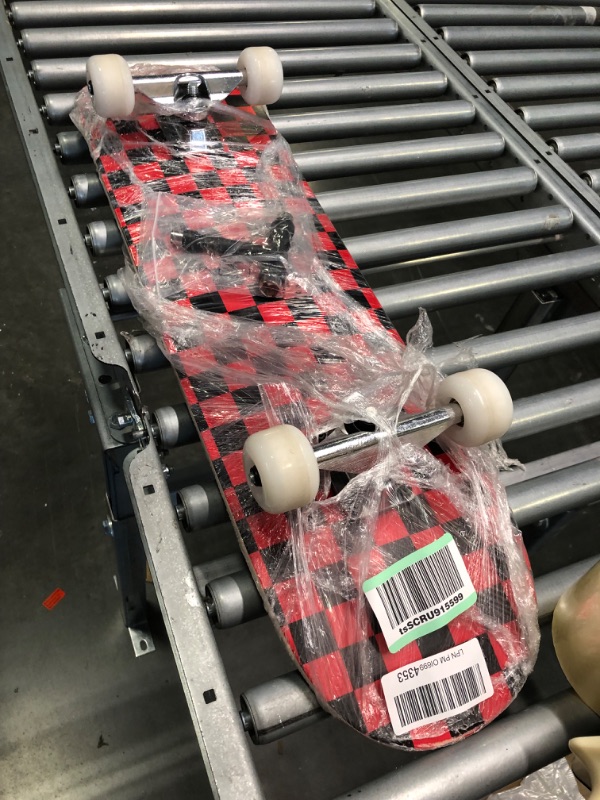 Photo 1 of Pwigs Pretty&Popular Pro Complete Skateboards for Beginners Adults Youths Teens Kids Girls Boys 31"x8" Skate Boards Canadian Maple Double Kick Concave Longboards with T Tools
