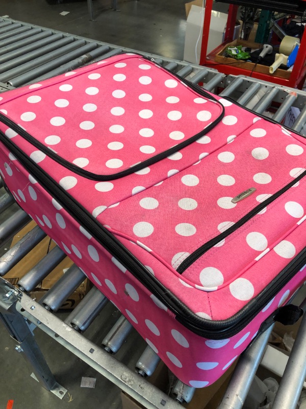 Photo 1 of Rockland 28inch Polka Dot Suitcase