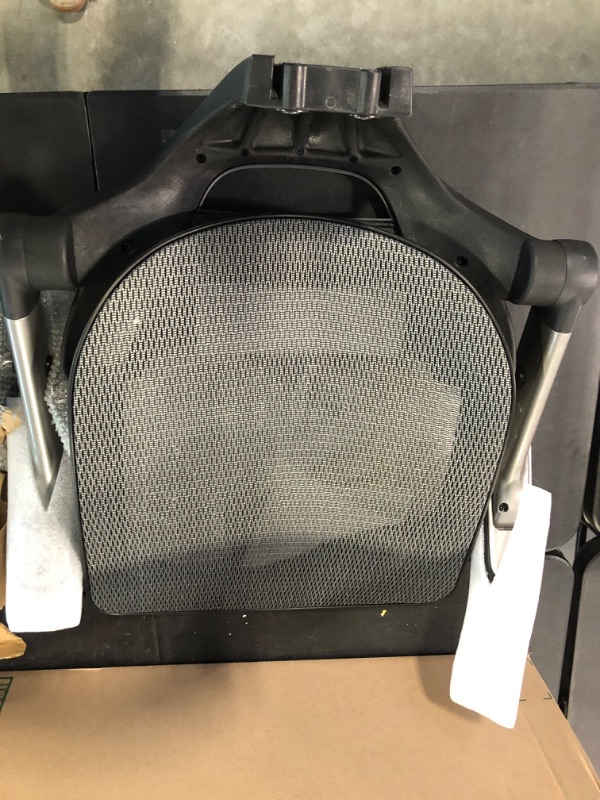 Photo 6 of GABRYLLY Ergonomic Mesh Office Chair, High Back Desk Chair - Adjustable Headrest with Flip-Up Arms, Tilt Function, Lumbar Support and PU Wheels, Swivel Computer Task Chair, Grey
**LIGHTLY USED, MINOR SCUFFING ON BASE**