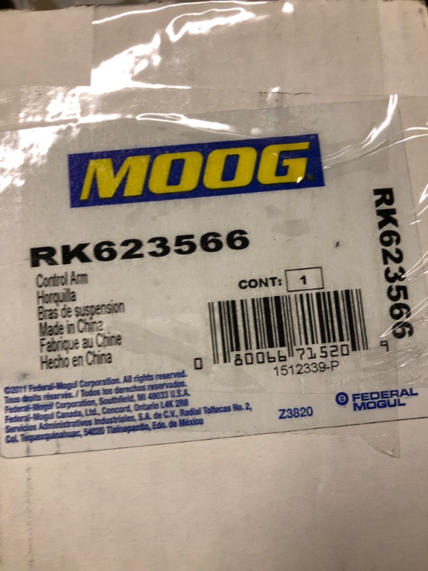 Photo 3 of MOOG RK623566 Control Arm and Ball Joint Assembly