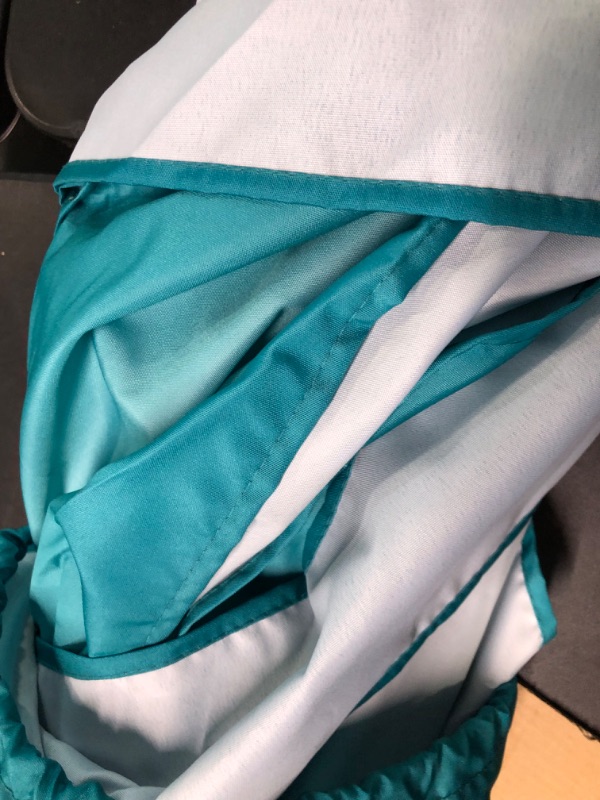 Photo 1 of AMMSUN Beach Cabana,6.2'×6.2' Beach Canopy,Easy Set up and Take Down,Cool Cabana Beach Tent with Sand Pockets,Instant Sun Shelter with Privacy Sunwall,Sky Blue Royal Turquoise