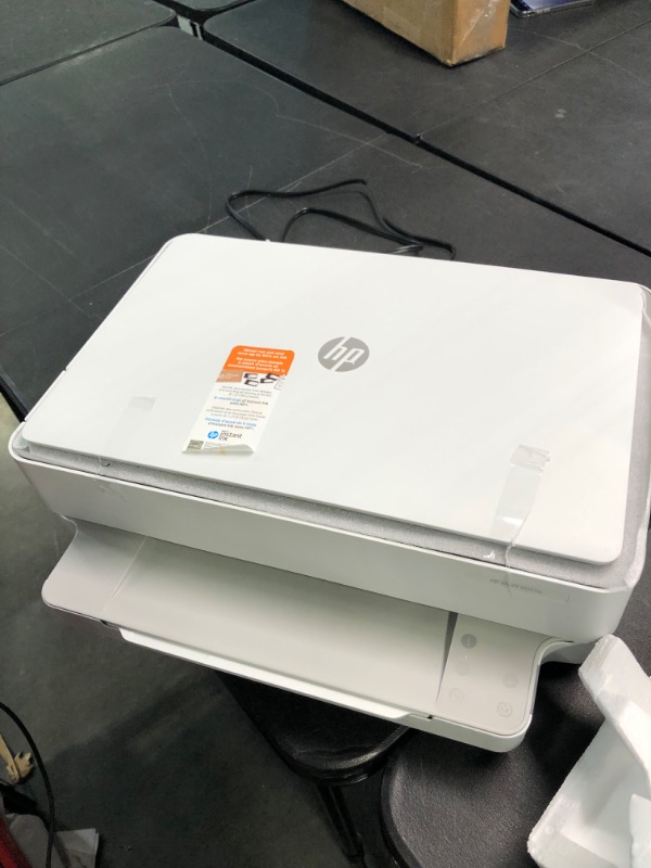 Photo 4 of HP ENVY 6055e All-in-One Wireless Color Printer, white

