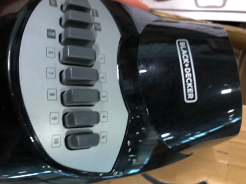 Photo 1 of BLACK+DECKER Crush Master 10-Speed Blender, Black, BL2010BP