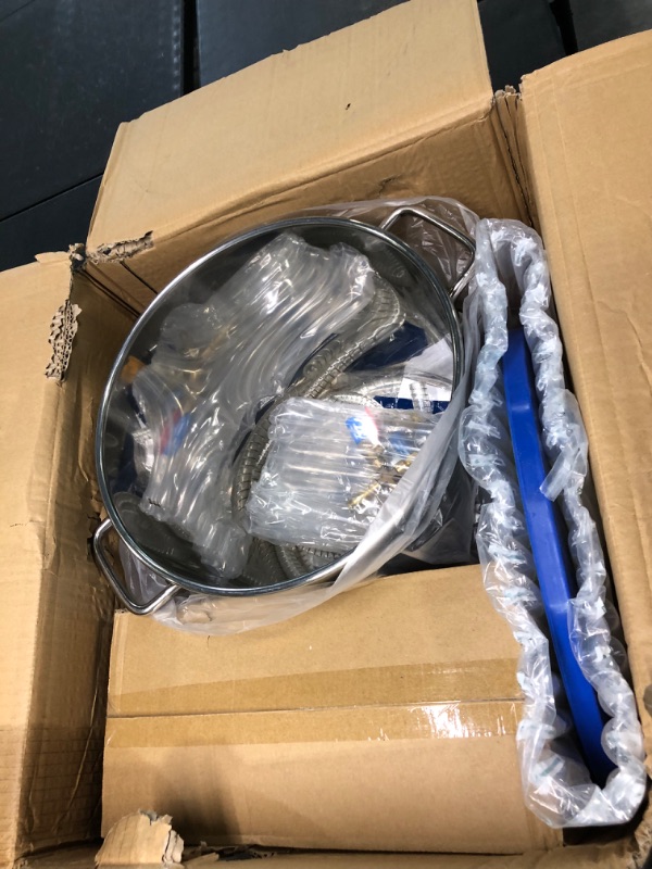 Photo 7 of 5 Gallon Tempered Glass Lid Vacuum Chamber with Pump, Degassing Chamber Kit with 3CFM 1 Stage Vacuum Pump Without Oil, Perfect for Stabilizing Wood, Degassing Silicones, Epoxies and Essential Oils