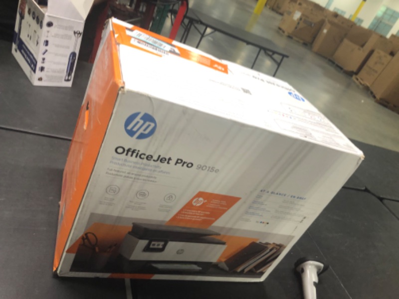 Photo 6 of HP OfficeJet Pro 9015e Wireless Color All-in-One Printer with bonus 6 months Instant ink with HP+ (1G5L3A),Gray NEW IN BOX PERFECT CONDITION