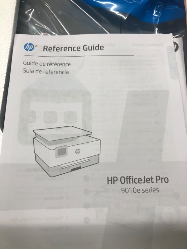 Photo 4 of HP OfficeJet Pro 9015e Wireless Color All-in-One Printer with bonus 6 months Instant ink with HP+ (1G5L3A),Gray NEW IN BOX PERFECT CONDITION