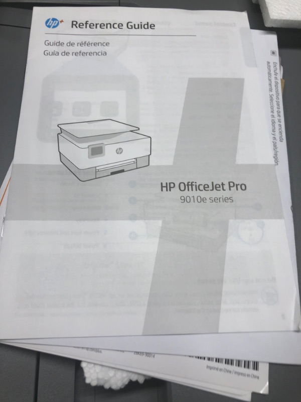 Photo 5 of HP OfficeJet Pro 9015e Wireless Color All-in-One Printer with bonus 6 months Instant ink with HP+ (1G5L3A),Gray
