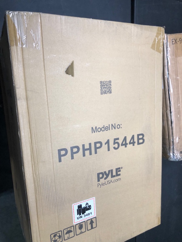 Photo 1 of Wireless Portable PA Speaker System -1200W High Powered Bluetooth & FM Radio -PPHP1544B & Gator Frameworks Lightweight and Compact Mini Tripod Speaker Stand; (GFWSPK0250) Speaker System + Speaker Stand