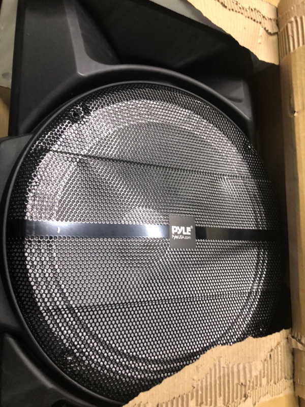 Photo 1 of Wireless Portable PA Speaker System -1200W High Powered Bluetooth & FM Radio -PPHP1544B & Gator Frameworks Lightweight and Compact Mini Tripod Speaker Stand; (GFWSPK0250) Speaker System + Speaker Stand