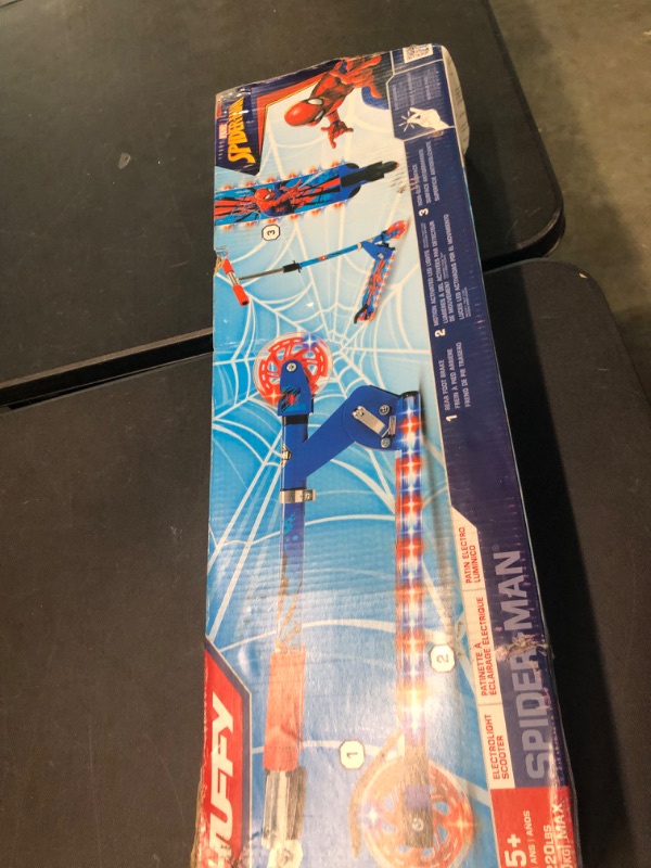 Photo 2 of Huffy Spider-Man 2 Wheel Scooter with LED Wheels and Deck - 