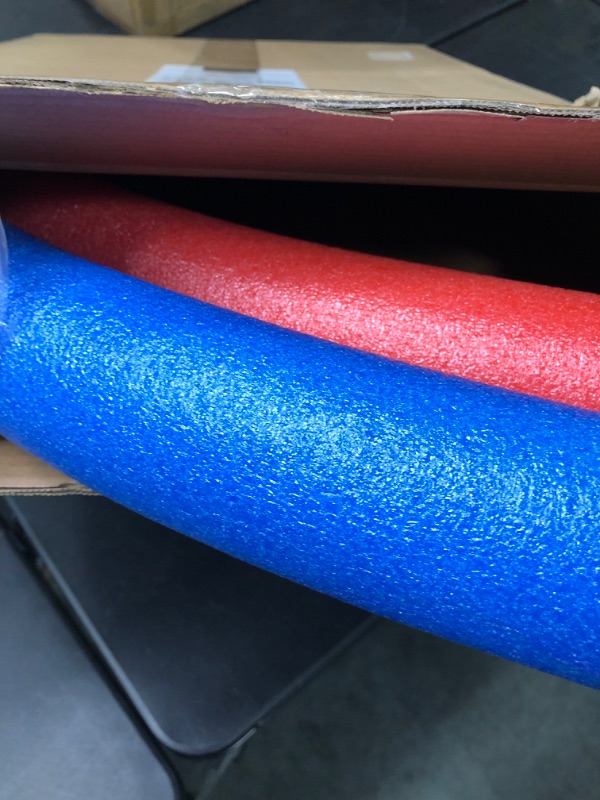 Photo 2 of Deluxe Floating Pool Noodles Foam Tube, Super Thick Noodles for Floating in The Swimming Pool, Assorted Colors, 52 Inches Long