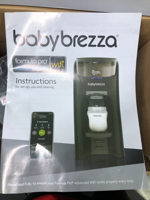 Photo 3 of Baby Brezza Formula Pro Mini Baby Formula Maker – Small Baby Formula Mixer Machine Fits Small Spaces and is Portable for Travel– Bottle Makers Makes The Perfect Bottle for Your Infant On The Go Advanced, WiFi