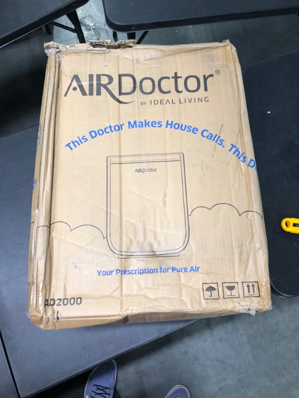 Photo 2 of AIRDOCTOR AD2000 4-in-1 Air Purifier for Small & Medium Rooms with UltraHEPA, Carbon & VOC Filters Air Quality Sensor Automatically Adjusts Filtration Removes Particles 100x Smaller Than HEPA Standard