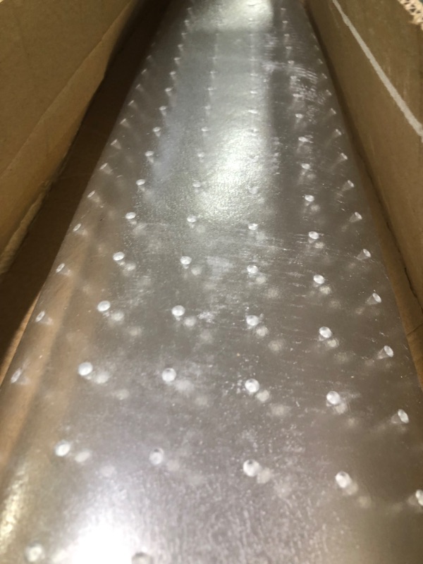 Photo 1 of Office Chair Mat for Carpeted Floor  Home & Office - Premium Polycarbonate Studded Standard Low Pile Carpet Desk Computer Thin...