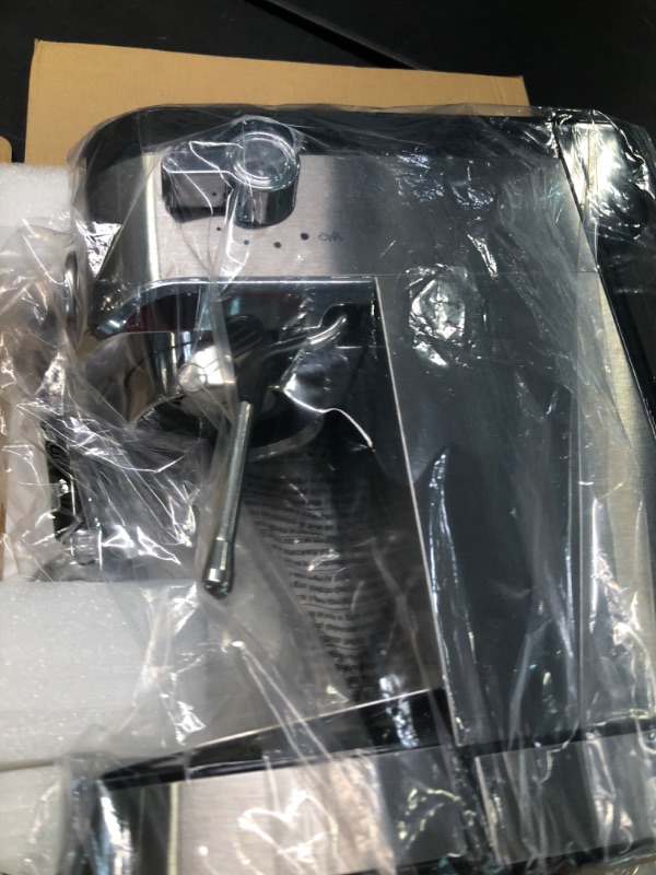 Photo 1 of Espresso Machine, 15 Bar Espresso Coffee machine and Cappuccino Maker with Milk Frother Wand, Automatic Espresso Latte Maker for Espresso, Cappuccino...
