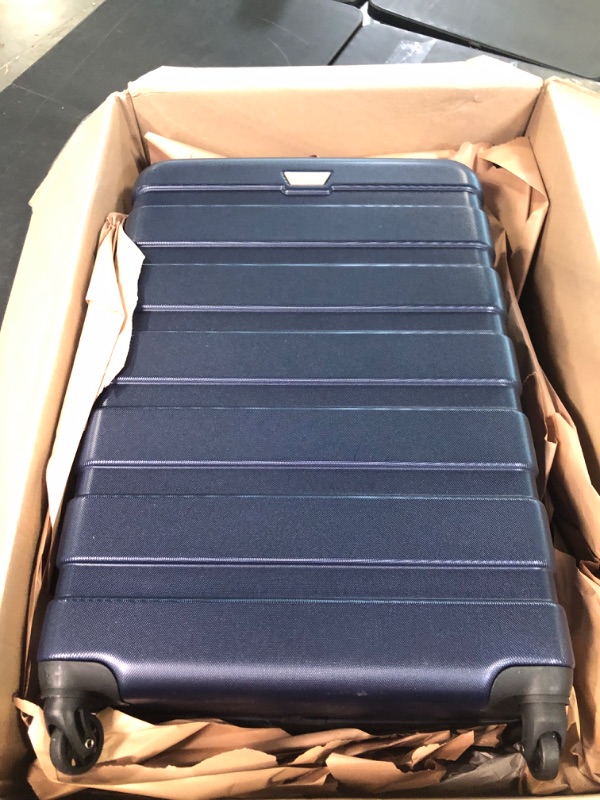 Photo 2 of  Hardside Lightweight Suitcase with 4 Universal Wheels TSA Lock Checked-Large 28 Inch Dark Blue
