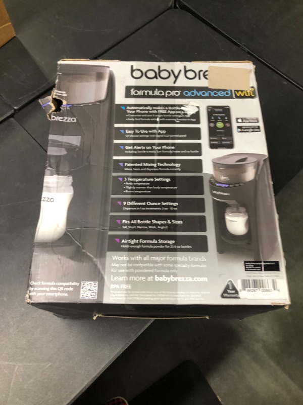 Photo 2 of Baby Brezza Formula Pro Mini Baby Formula Maker – Small Baby Formula Mixer Machine Fits Small Spaces and is Portable for Travel– Bottle Makers Makes The Perfect Bottle for Your Infant On The Go Advanced, WiFi