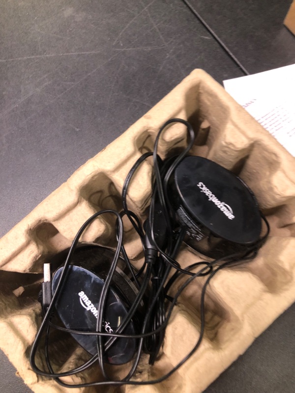 Photo 1 of AmazonBasics USB-Powered PC Computer Speakers with Dynamic Sound | Black