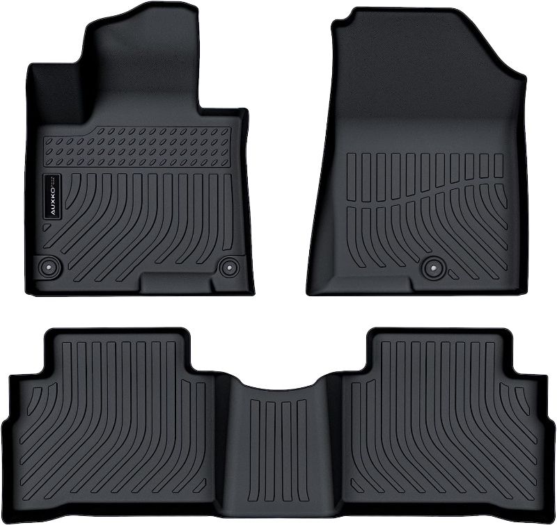 Photo 1 of All Weather Floor Mats Fit for Kia Sportage 2023 2024 Not Hybrid TPE Rubber Liners Set Sportage 2023 Accessories All Season Guard Odorless Anti-Slip Floor Mats for 1st & 2nd Row