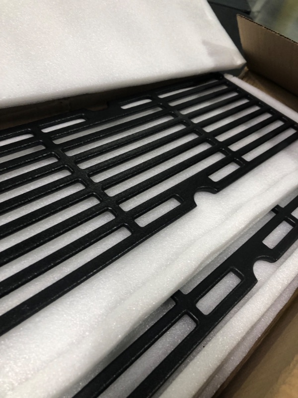 Photo 6 of 18 Inch Grill Grates for Charbroil Performance 4 Burner 463377017, 463347017, 463376018P2, 463376117, 463377117, 463673617 475 Cart Liquid Propane Gas Grill, 5 Burner 463347519 Cooking Grid Parts 18 x 25"