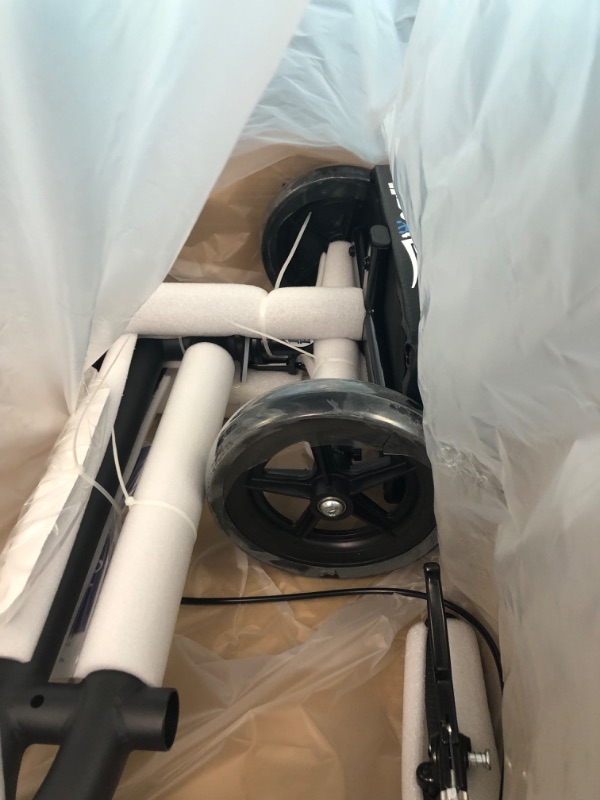 Photo 1 of KneeRover Economy Knee Scooter Steerable Knee Walker Crutch Alternative with DUAL BRAKING SYSTEM in Matte Black