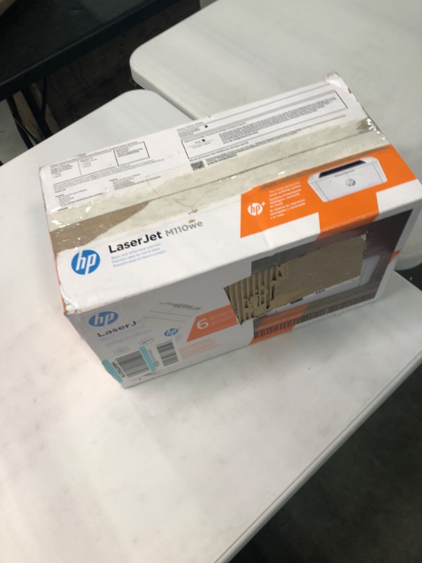 Photo 2 of HP LaserJet M110we Wireless Black and White Printer with HP+ and Bonus 6 Months Instant Ink (7MD66E) New Version: HP+, M110we