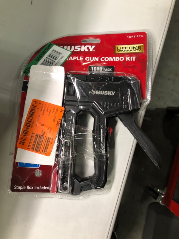 Photo 2 of 
Husky staple gun combo kit