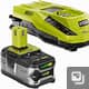 Photo 2 of generic1 Ryobi ONE+ 18V Lithium-Ion 4.0 Ah Battery (2-Pack) and Charger Kit, 1 (PSK006) 3