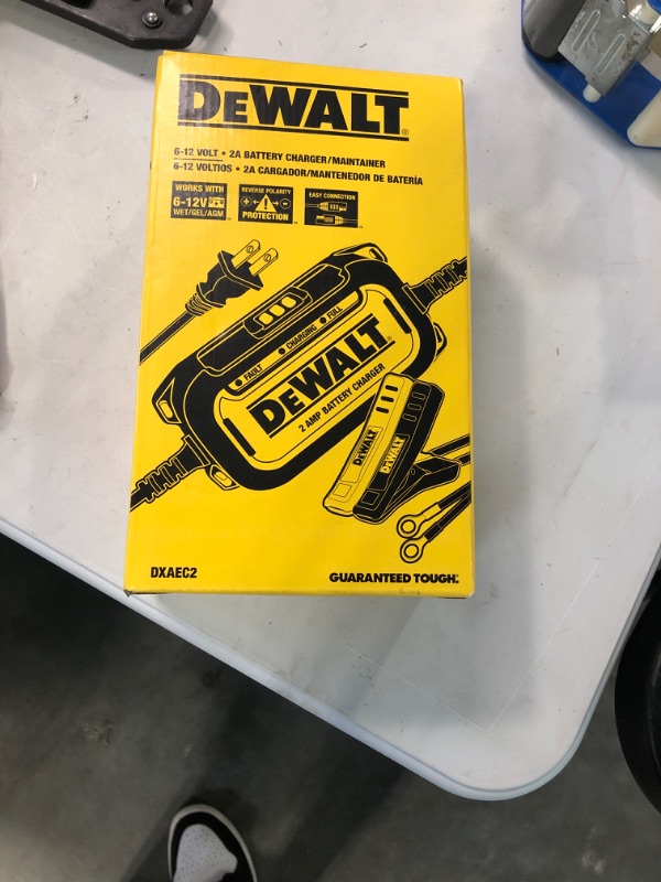 Photo 2 of DEWALT DXAEC2 DXAEC2 Professional 2-Amp Automotive Battery Charger and Maintainer