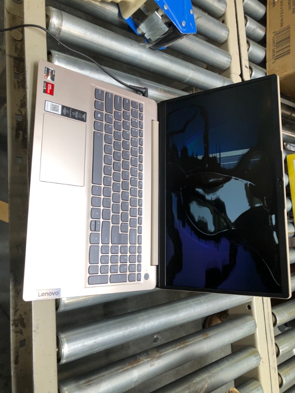 Photo 2 of ***FOR PARTS ONLY - SCREEN IS BROKEN*** Lenovo Ideapad 3i 15 Business Laptop 15.6" FHD IPS Touchscreen 11th Gen Intel Core i3-1115G4 (Beats i5-8265U) 4GB RAM 256GB SSD Fingerprint Reader USB-C Dolby Audio Win11 Sand + HDMI Cable 4GB RAM I 256GB SSD