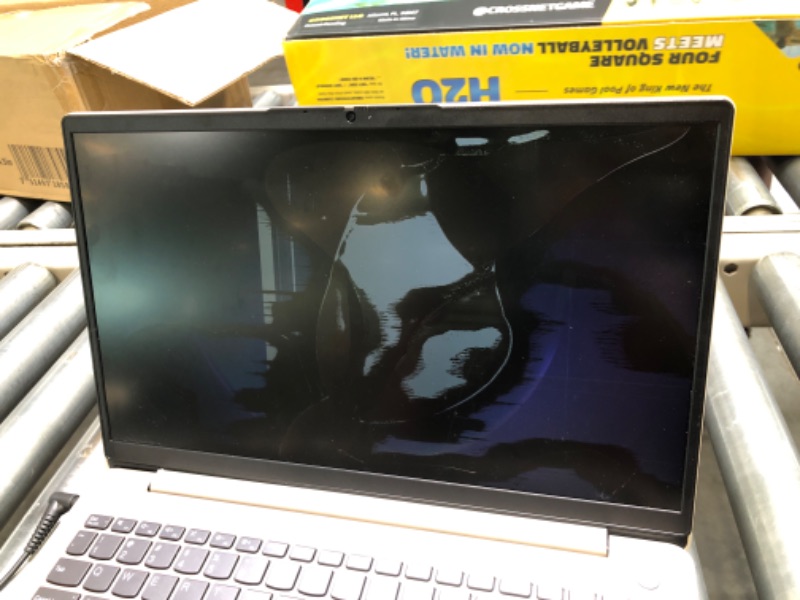 Photo 3 of ***FOR PARTS ONLY - SCREEN IS BROKEN*** Lenovo Ideapad 3i 15 Business Laptop 15.6" FHD IPS Touchscreen 11th Gen Intel Core i3-1115G4 (Beats i5-8265U) 4GB RAM 256GB SSD Fingerprint Reader USB-C Dolby Audio Win11 Sand + HDMI Cable 4GB RAM I 256GB SSD