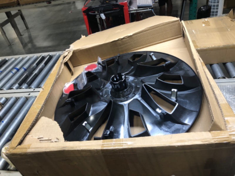 Photo 1 of BASENOR 2023-2020 Tesla Model Y Hubcaps 19 Inch Wheel Cover (Model 3 18'' Turbine)
