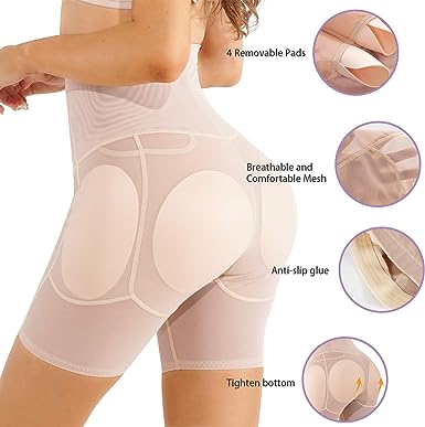Photo 1 of Irisnaya Women Shapewear Control Panties Body Shaper Butt Lifter Padded Hip Enhancer Seamless Underwear Hi- Waist Short