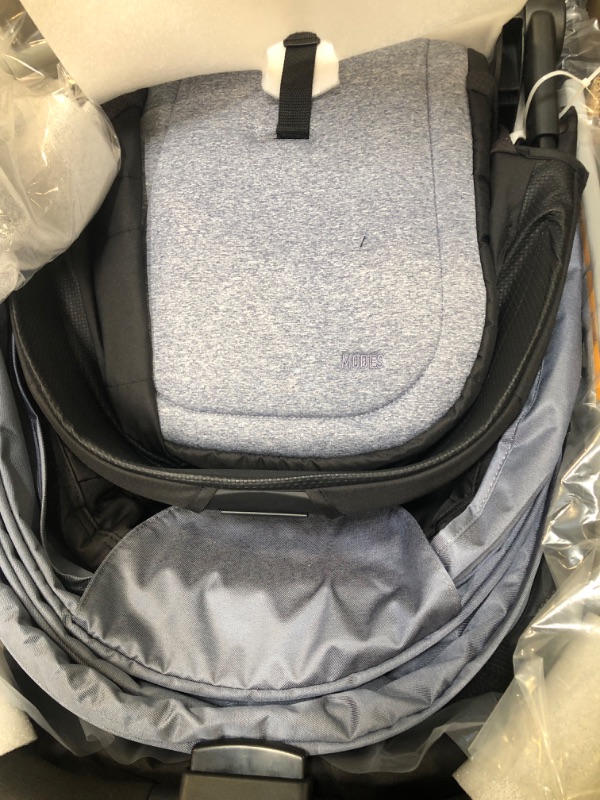 Photo 4 of Graco Modes Pramette Travel System, Includes Baby Stroller with True Pram Mode, Reversible Seat, One Hand Fold, Extra Storage, Child Tray and SnugRide 35 Infant Car Seat, Ellington Pramette Ellington