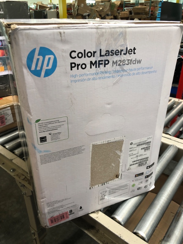 Photo 3 of HP Color LaserJet Pro M283fdw Wireless All-in-One Laser Printer, Remote Mobile Print, Scan & Copy, Duplex Printing, Works with Alexa (7KW75A)