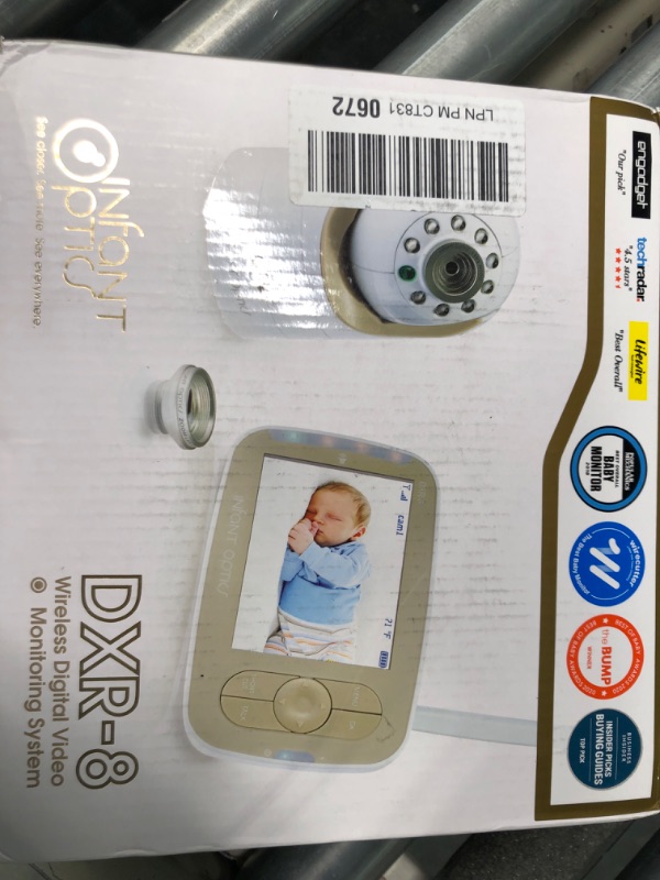 Photo 2 of Infant Optics DXR-8 Video Baby Monitor with Interchangeable Optical Lens