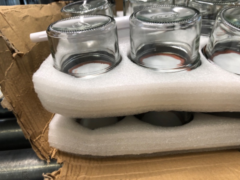 Photo 1 of 4oz Glass Jars With Lids,Small Mason Jars Wide Mouth,Mini Canning Jars With Black Lids For Honey,Jam,Jelly,Baby Foods,Wedding Favor,Shower Favors,Spice Jars For Kitchen & Home,Set of 40 ……