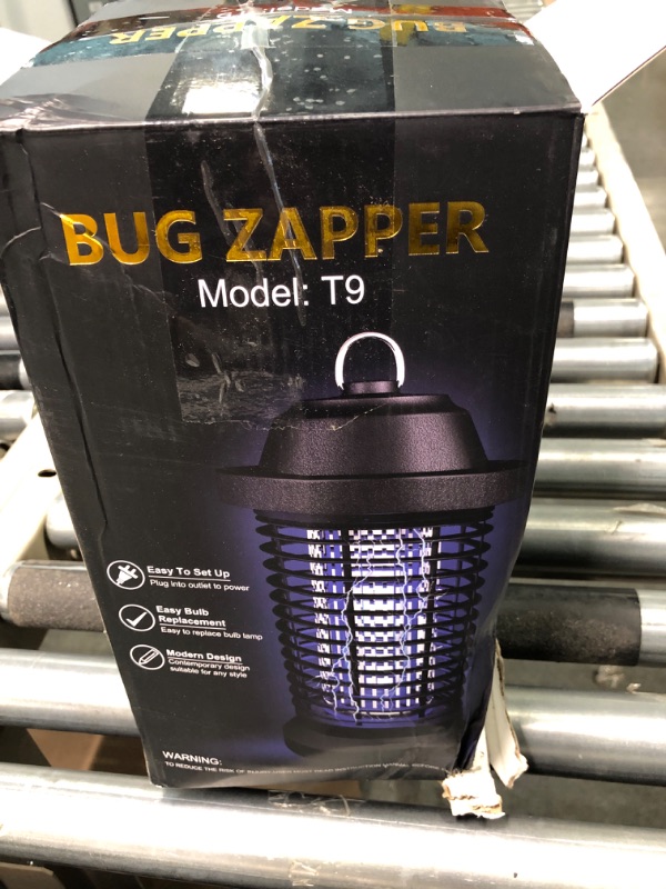 Photo 2 of Bug Zapper Outdoor, Mosquito Zapper Fly Zapper for Outdoor Indoor, Mosquito Killer for Home, Backyard, Patio, Black