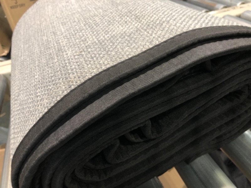 Photo 1 of Runners for Hallways 10 Feet, Low Profile Jute Runner Rugs with Rubber Backing, Extra LargeRunner Rug Non Slip Rug Runner Carpet, Easy Clean Home Entry Rug Rubber Floor Mats, Grey 120" * 28" Grey