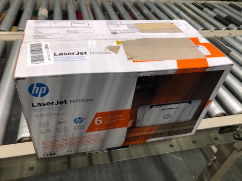 Photo 1 of HP LaserJet M110we Wireless Black and White Printer with HP+ and Bonus 6 Months Instant Ink (7MD66E) New Version: HP+, M110we