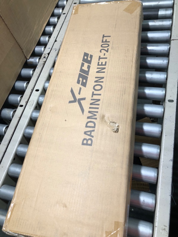 Photo 1 of X-ACE Portable Badminton Net 20FT- Adjustable Height Badmitton Net for Tennis, Soccer Tennis, Pickleball- Durable Construction&Easy Set-Up